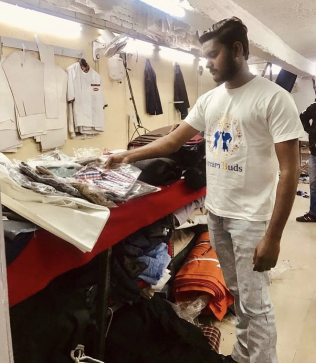 Providing stitched clothes for physically and mentally challenged