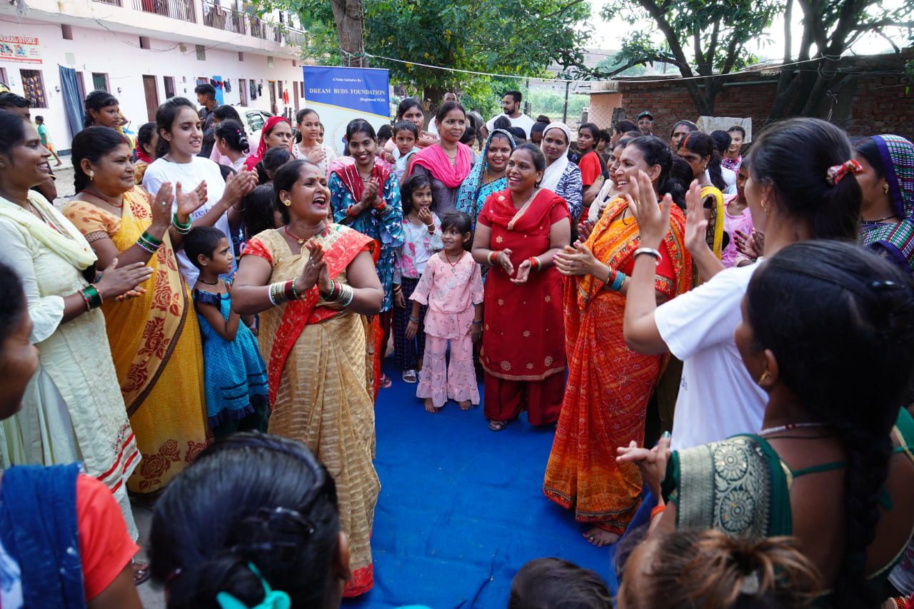 Festivities with underprivileged women