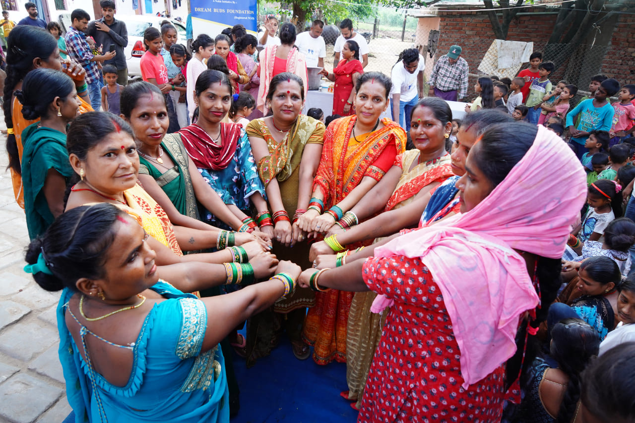 Festivities with underprivileged women