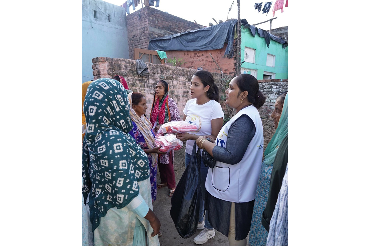 Contribution to ‘Bharat Ke Veer’/ Women Sanitation/ Help to Poor and Local Vendors