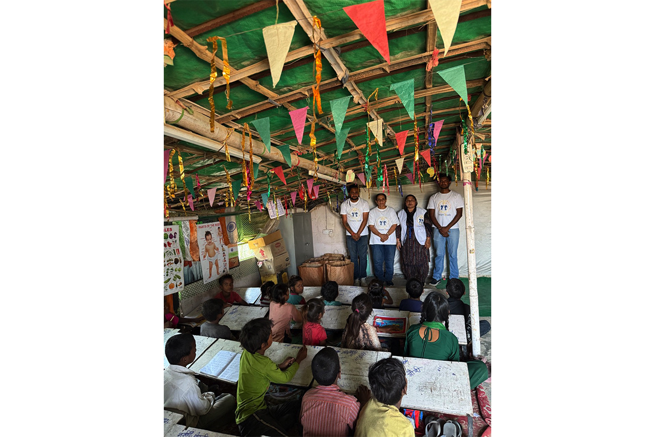 Supporting the Dream of Education of needy differently abled girl and Slum Children and a village native