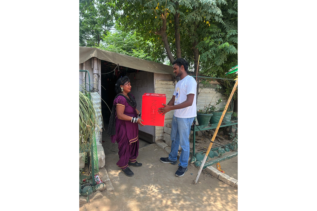 Supporting the Dream of Education of needy differently abled girl and Slum Children and a village native